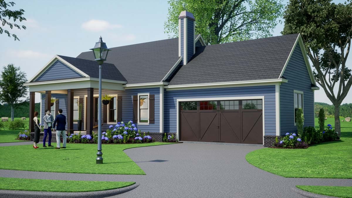 Plan 86401HH: 3 Bed Country House Plan with Front and Back Porches - 1631 Sq Ft - Image #9 - Country, Ranch, Traditional