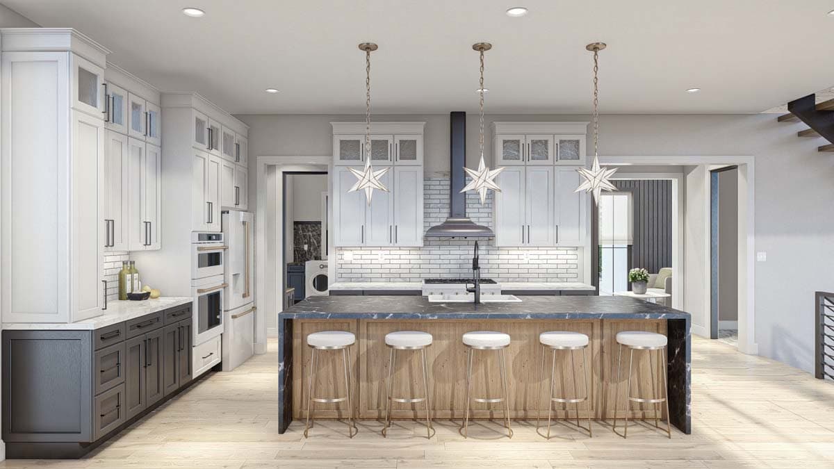 Plan 623312DJ: Lake House Plan with Dog Trot and Guest Suite - 4271 Sq Ft - Image #13 - Contemporary, New American, Scandinavian, Transitional