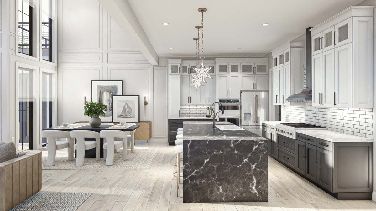 Plan 623312DJ: Lake House Plan with Dog Trot and Guest Suite - 4271 Sq Ft - Image #14 - Contemporary, New American, Scandinavian, Transitional