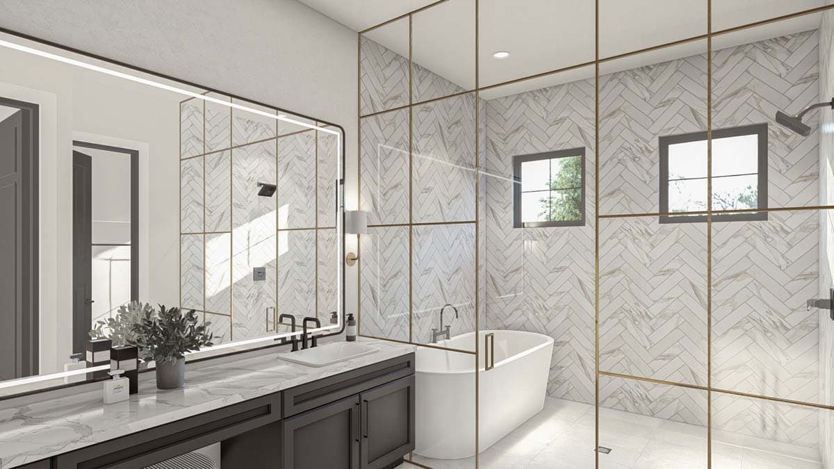 Plan 623312DJ: Lake House Plan with Dog Trot and Guest Suite - 4271 Sq Ft - Image #20 - Contemporary, New American, Scandinavian, Transitional