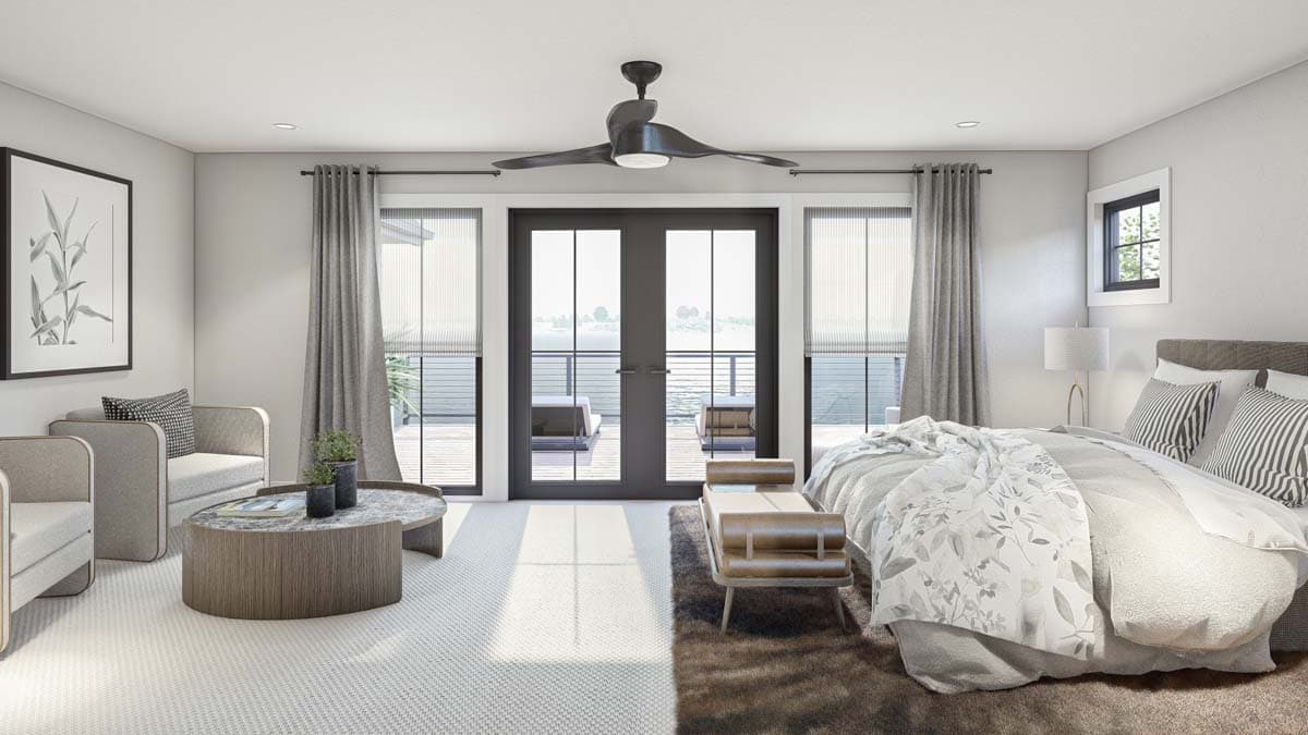 Plan 623312DJ: Lake House Plan with Dog Trot and Guest Suite - 4271 Sq Ft - Image #26 - Contemporary, New American, Scandinavian, Transitional