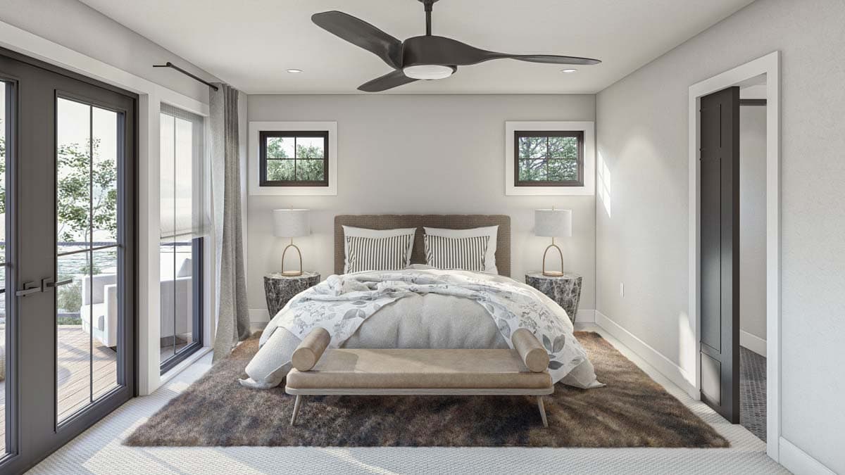 Plan 623312DJ: Lake House Plan with Dog Trot and Guest Suite - 4271 Sq Ft - Image #27 - Contemporary, New American, Scandinavian, Transitional