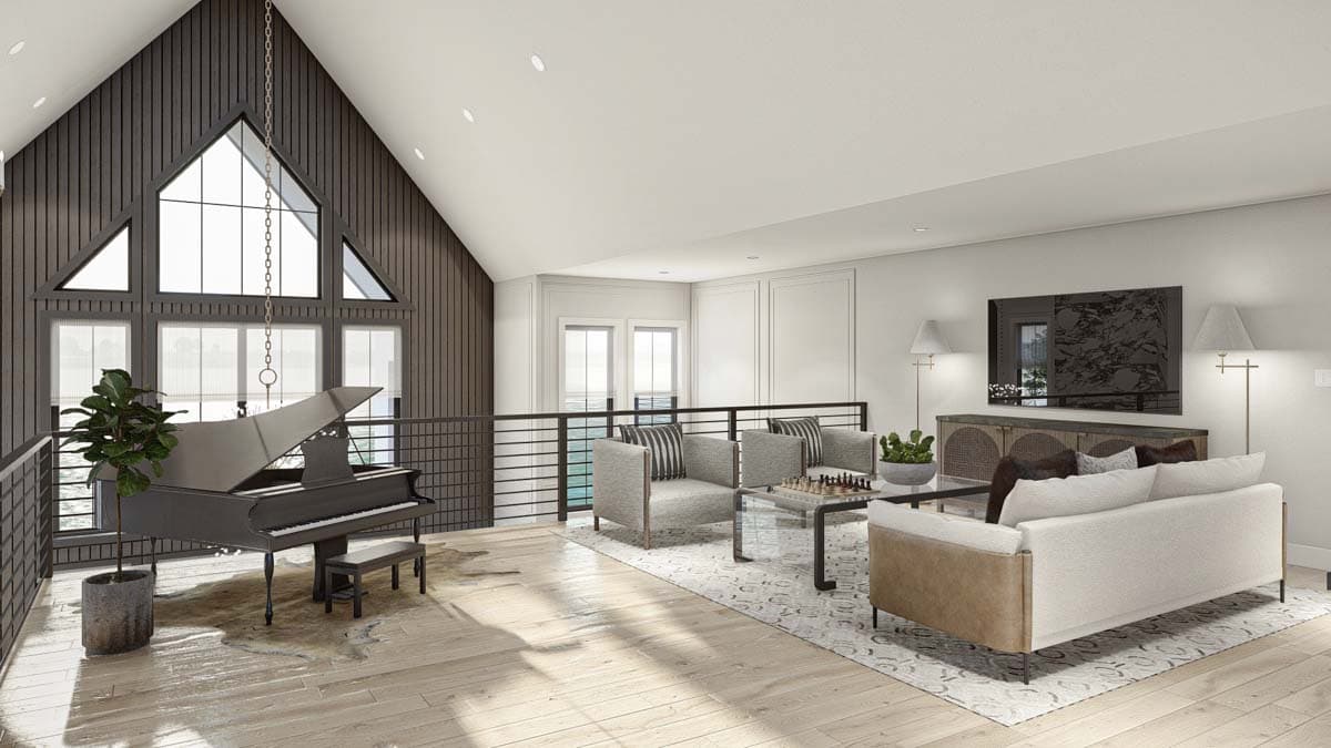 Plan 623312DJ: Lake House Plan with Dog Trot and Guest Suite - 4271 Sq Ft - Image #31 - Contemporary, New American, Scandinavian, Transitional