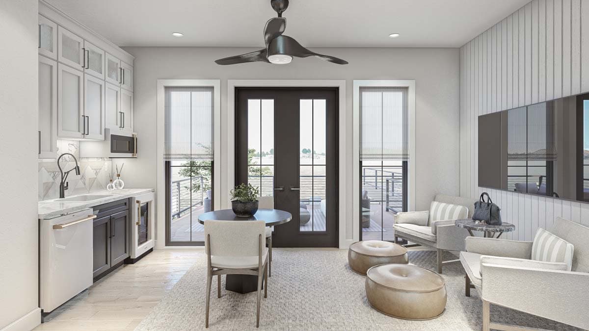 Plan 623312DJ: Lake House Plan with Dog Trot and Guest Suite - 4271 Sq Ft - Image #34 - Contemporary, New American, Scandinavian, Transitional