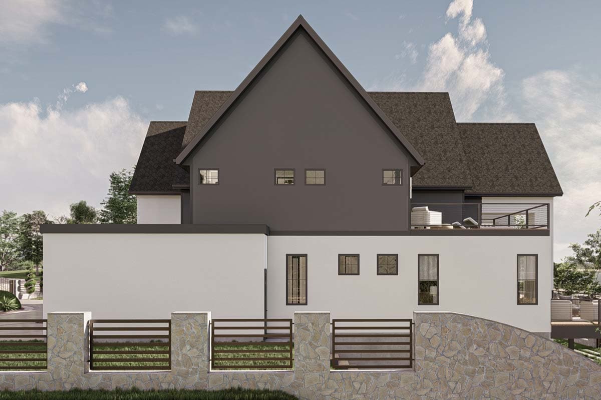 Plan 623312DJ: Lake House Plan with Dog Trot and Guest Suite - 4271 Sq Ft - Image #40 - Contemporary, New American, Scandinavian, Transitional