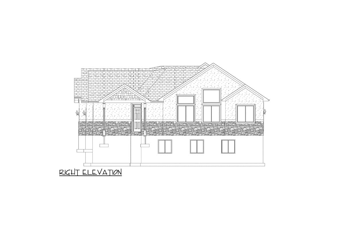 Plan 61478UT: Duplex House Plan with Matching 1287 Square Foot Units - Image #15 - Southern, Southern Traditional, Traditional