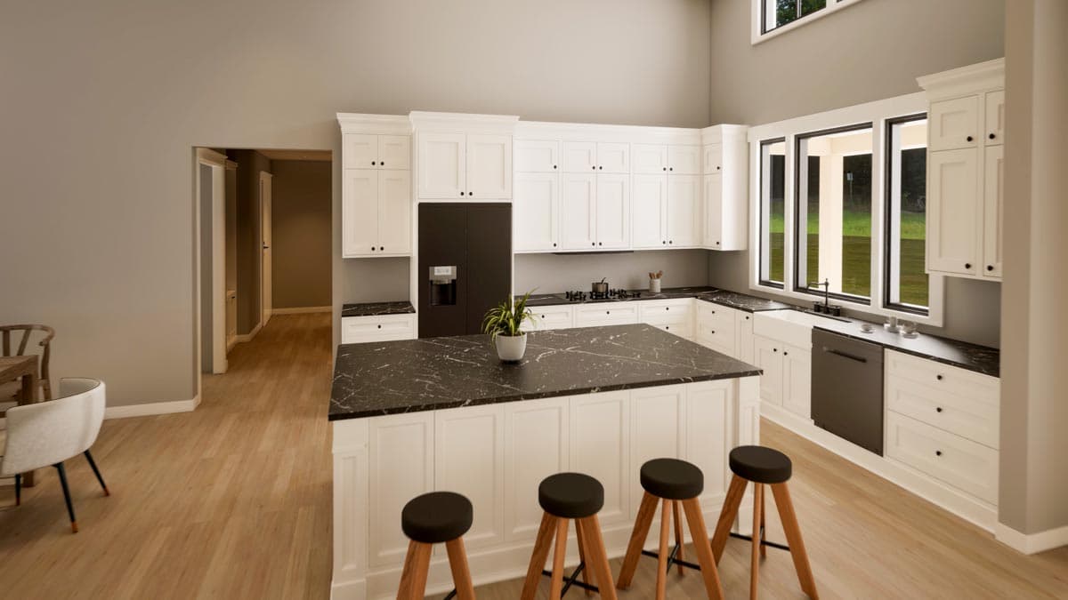 Plan 280193JWD: 4 Bed Modern Farmhouse with Vaulted Great Room - 2396 Sq Ft - Image #8 - Country, Farmhouse, Modern Farmhouse, New American