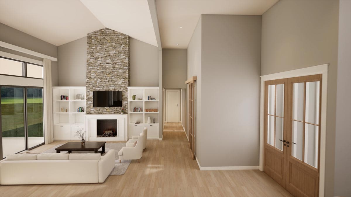 Plan 280193JWD: 4 Bed Modern Farmhouse with Vaulted Great Room - 2396 Sq Ft - Image #16 - Country, Farmhouse, Modern Farmhouse, New American