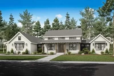 4 Bed Modern Farmhouse with Vaulted Great Room - 2396 Sq Ft