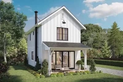 2-Story Cabin with Upstairs Bedrooms - 1035 Sq Ft