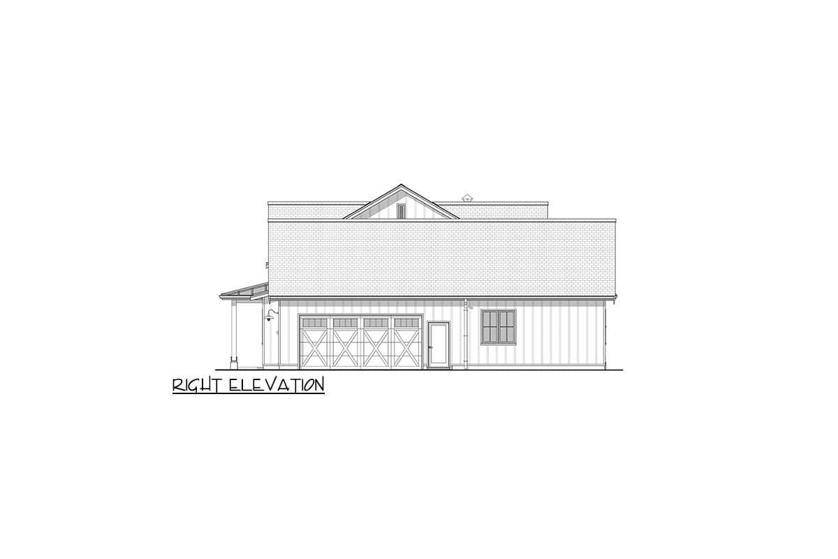 Plan 677039NWL: Modern Farmhouse with Expandable Garage - 2516 Sq Ft - Image #7 - Country, Farmhouse, Modern Farmhouse, New American, Traditional