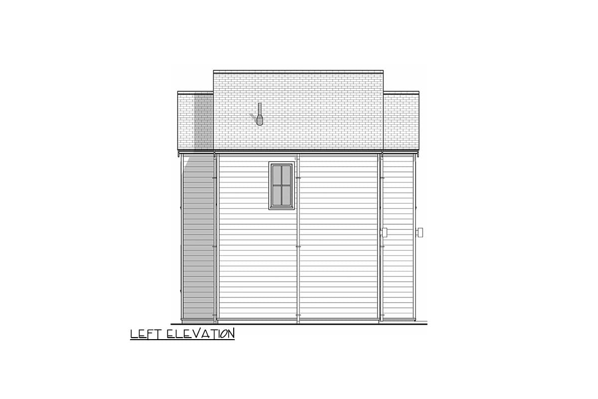 Plan 677046NWL: Contemporary 2-Story ADU with 2 Beds and a 2-Car Garage - 795 Sq Ft - Image #5 - Carriage, Contemporary