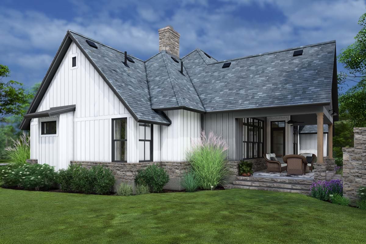 Plan 16928WG: Modern Farmhouse Plan with Flex Room and Bonus Expansion Under 2000 Square Feet - Image #9 - Country, Craftsman, Farmhouse, Modern Farmhouse, New American