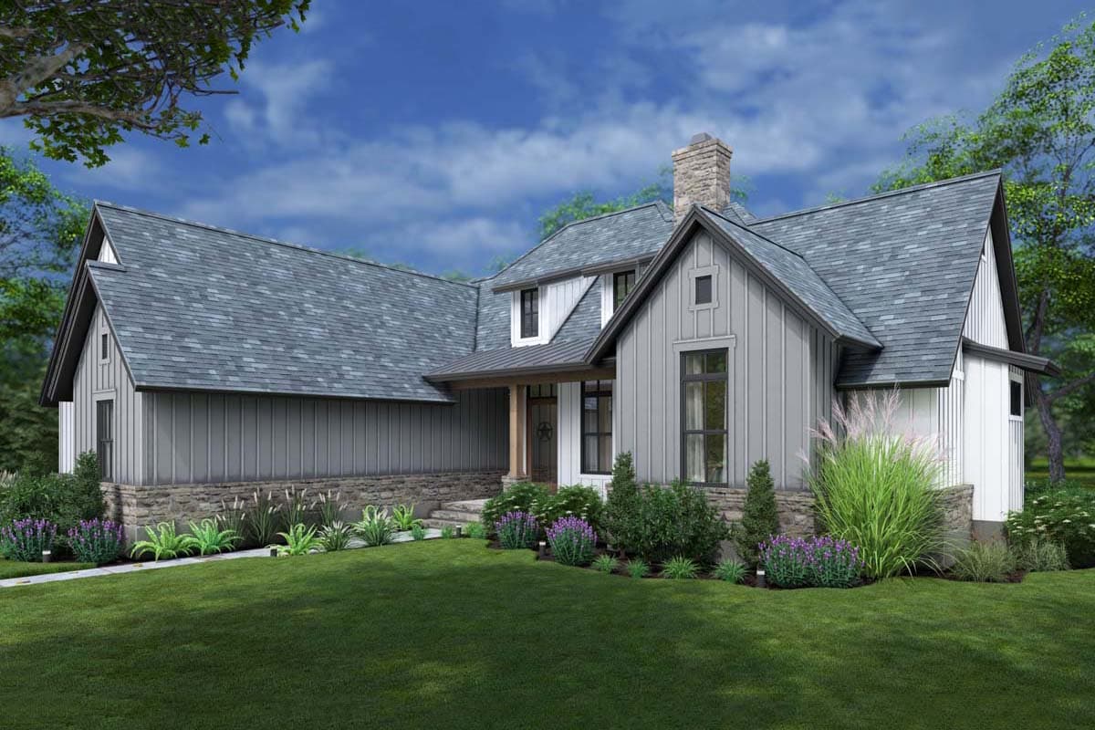 Plan 16928WG: Modern Farmhouse Plan with Flex Room and Bonus Expansion Under 2000 Square Feet - Image #11 - Country, Craftsman, Farmhouse, Modern Farmhouse, New American