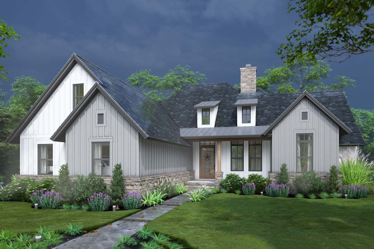 Plan 16928WG: Modern Farmhouse Plan with Flex Room and Bonus Expansion Under 2000 Square Feet - Image #12 - Country, Craftsman, Farmhouse, Modern Farmhouse, New American