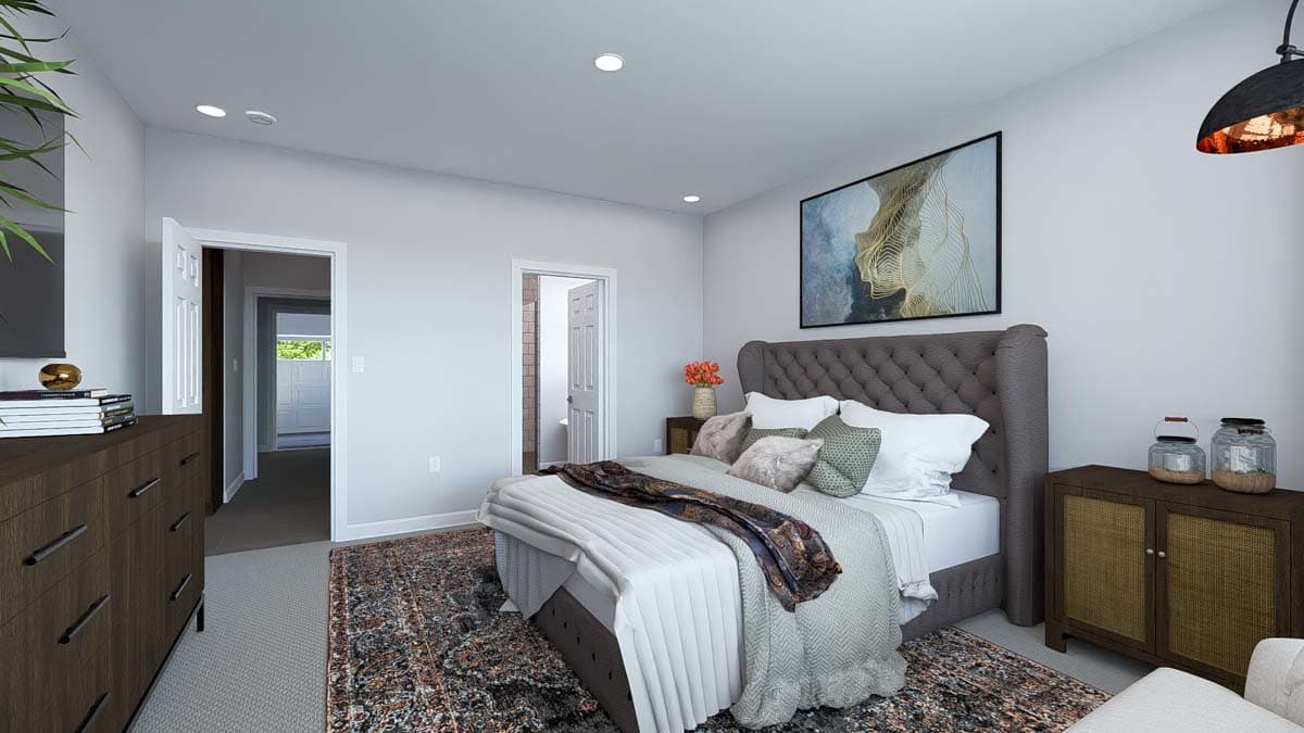 Plan 61482UT: One-Story House Plan with Split Bedroom Layout - 1337 Sq Ft - Image #17 - Ranch, Traditional