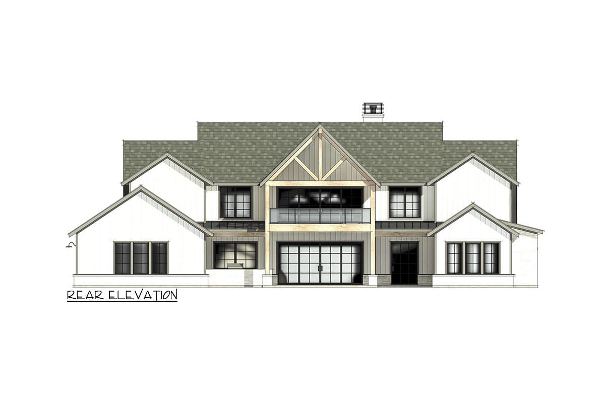 Plan 818103JSS: 4-BedroomModern Farmhouse Plan with Spacious Porches and Game Room - Image #12 - Country, Farmhouse, Modern Farmhouse, New American