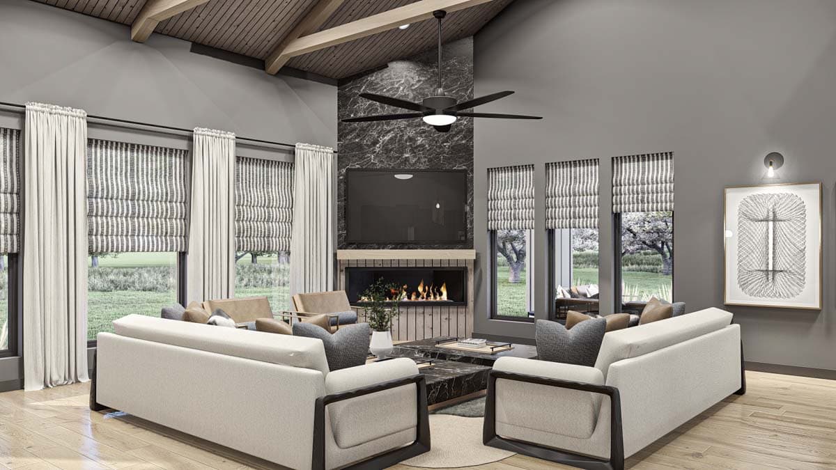 Plan 623313DJ: Barndominium-Style House Plan with Indoor-Outdoor Living - 2722 Sq Ft - Image #11 - Barndominium, Country, Rustic