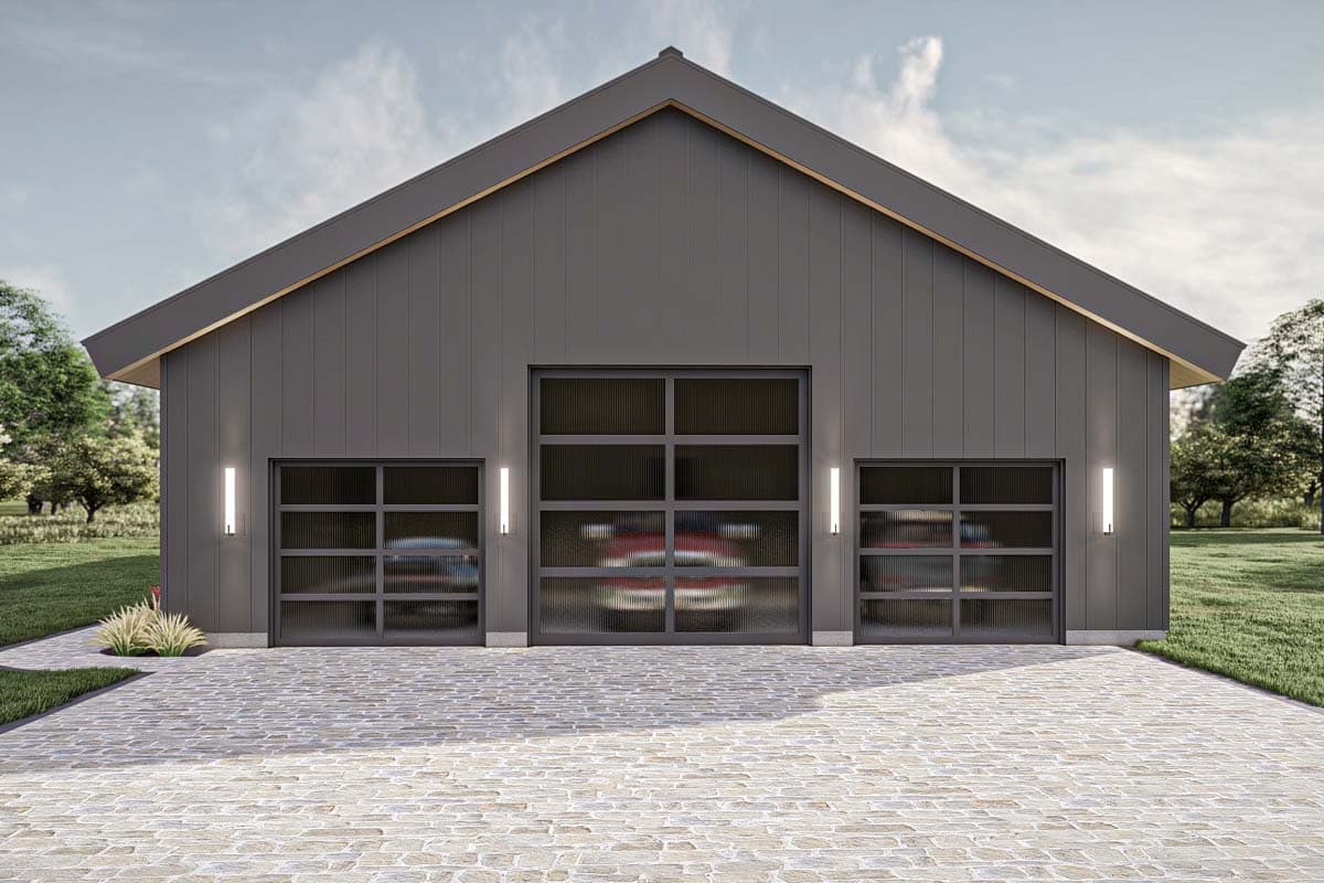 Plan 623313DJ: Barndominium-Style House Plan with Indoor-Outdoor Living - 2722 Sq Ft - Image #7 - Barndominium, Country, Rustic