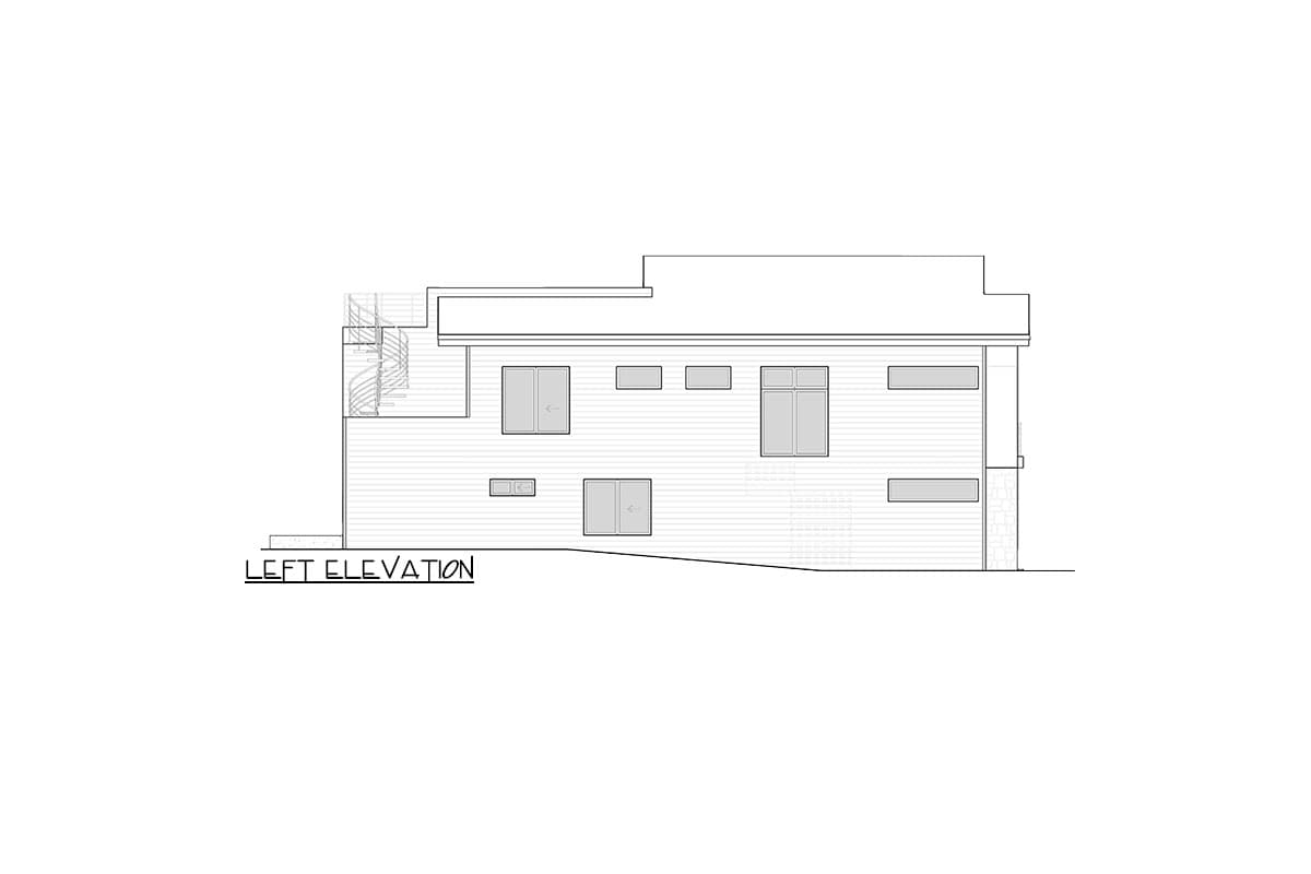 Plan 666248RAF: 2-Story Modern House Plan with Open Concept Upstairs - 3262 Sq Ft - Image #6 - Contemporary, Mid Century Modern, Modern, Northwest