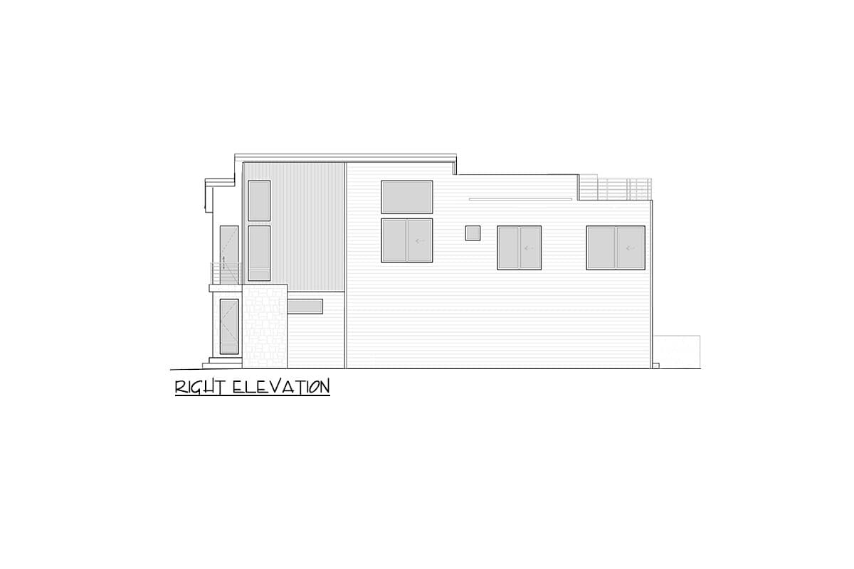 Plan 666248RAF: 2-Story Modern House Plan with Open Concept Upstairs - 3262 Sq Ft - Image #7 - Contemporary, Mid Century Modern, Modern, Northwest
