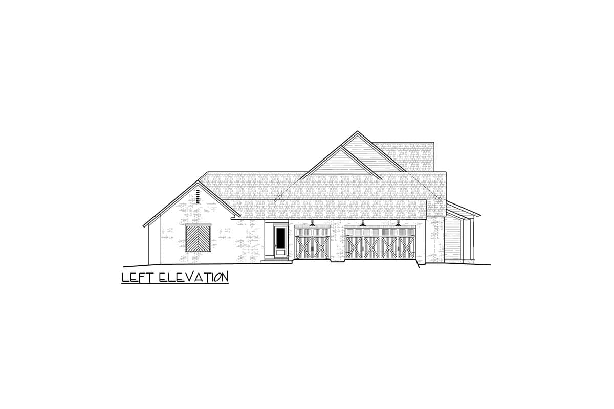 Plan 510250WDY: Classic Farmhouse Plan with Large Porches and a Home Office - 3765 Sq Ft - Image #5 - Country, Farmhouse, Modern Farmhouse, New American, Southern