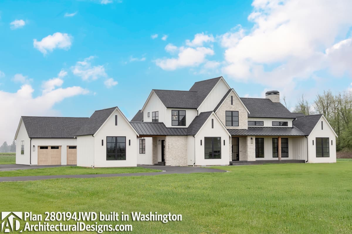 build gallery item - Modern Farmhouse Plan 280194JWD Comes to Life in Washington