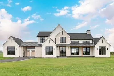 2-Story Modern Farmhouse with Clerestory Windows - 3524 Sq Ft