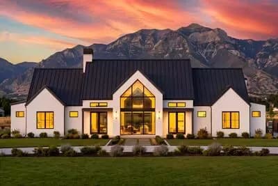 Scandinavian-Style Modern Farmhouse Plan with Clerestory Windows - 3641 Sq Ft