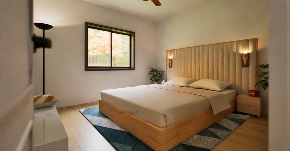 Plan 420124WNT: 1 or 2-Bed Modern Farmhouse ADU Cottage with Loft and Open Living Space - Image #6 - Cottage, Country, Farmhouse, Modern Farmhouse, Traditional