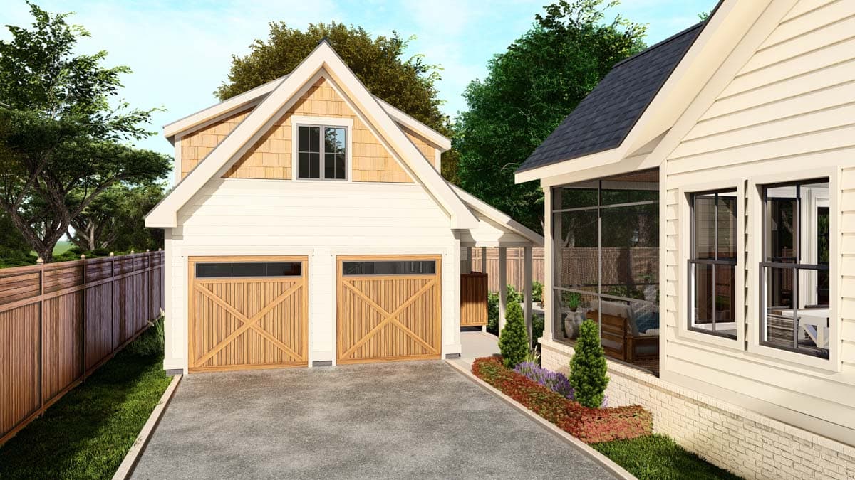 Plan 25435TF: Coastal Cottage with Study and Two-Story Living Room - 2872 Sq Ft - Image #13 - Coastal, Cottage