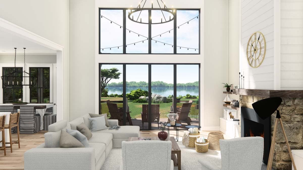 Plan 25435TF: Coastal Cottage with Study and Two-Story Living Room - 2872 Sq Ft - Image #21 - Coastal, Cottage