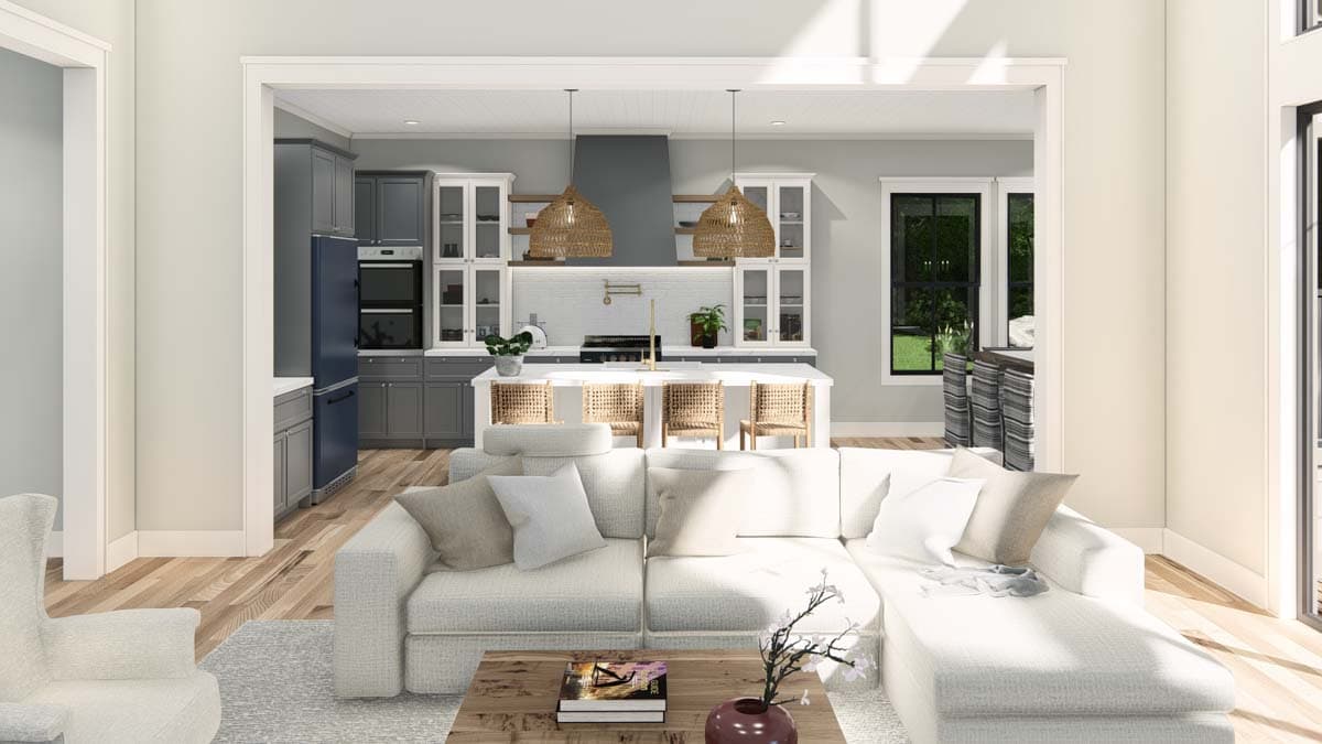 Plan 25435TF: Coastal Cottage with Study and Two-Story Living Room - 2872 Sq Ft - Image #24 - Coastal, Cottage