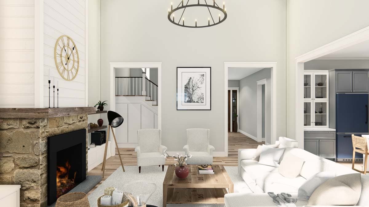 Plan 25435TF: Coastal Cottage with Study and Two-Story Living Room - 2872 Sq Ft - Image #26 - Coastal, Cottage