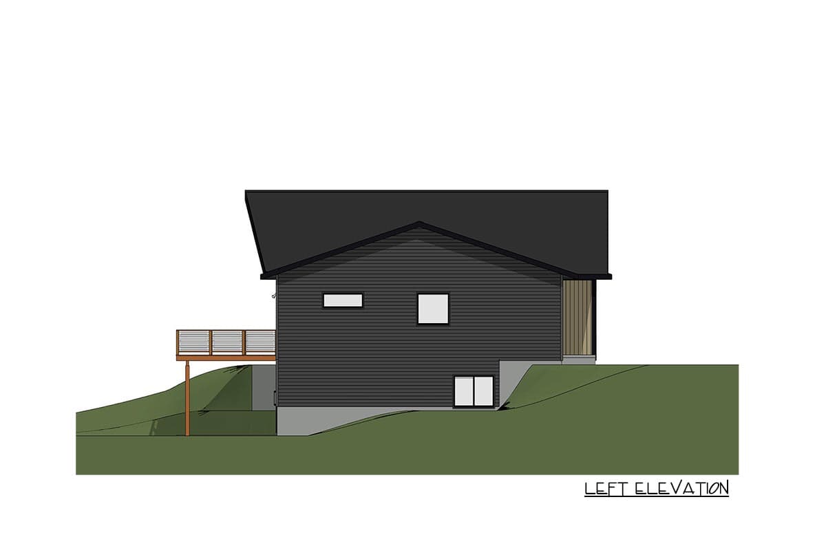 Plan 149016AND: 3-Bed Mid-Century Modern Ranch House Plan under 2000 Sq. Ft. - Image #9 - Mid Century Modern, Modern, Northwest, Ranch