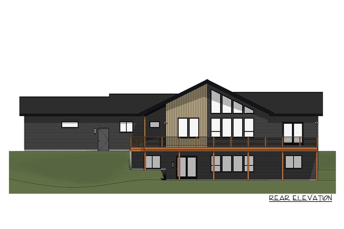Plan 149016AND: 3-Bed Mid-Century Modern Ranch House Plan under 2000 Sq. Ft. - Image #10 - Mid Century Modern, Modern, Northwest, Ranch
