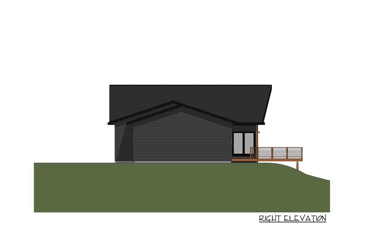 Plan 149016AND: 3-Bed Mid-Century Modern Ranch House Plan under 2000 Sq. Ft. - Image #11 - Mid Century Modern, Modern, Northwest, Ranch