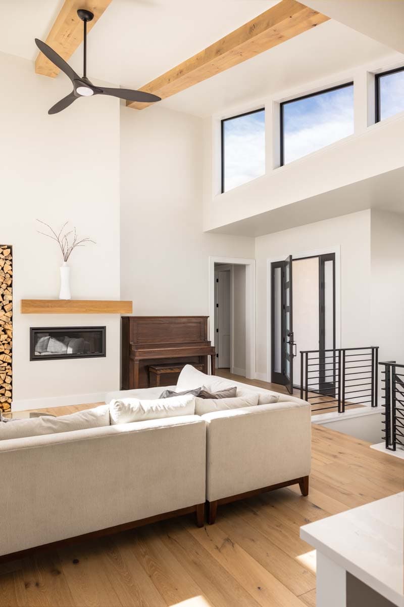 Plan 95238RW: Split Bedroom Modern House Plan with Drive-Through 3-Car Garage - 2730 Sq Ft - Image #6 - Contemporary, Mid Century Modern, Modern, Mountain, Prairie, Ranch, Transitional