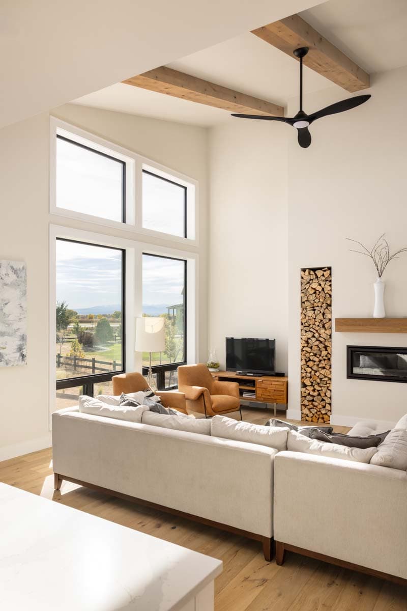 Plan 95238RW: Split Bedroom Modern House Plan with Drive-Through 3-Car Garage - 2730 Sq Ft - Image #12 - Contemporary, Mid Century Modern, Modern, Mountain, Prairie, Ranch, Transitional