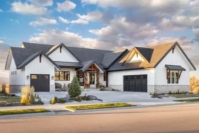 Mountain Craftsman House Plan with Lower Level Expansion - 2848 Sq Ft