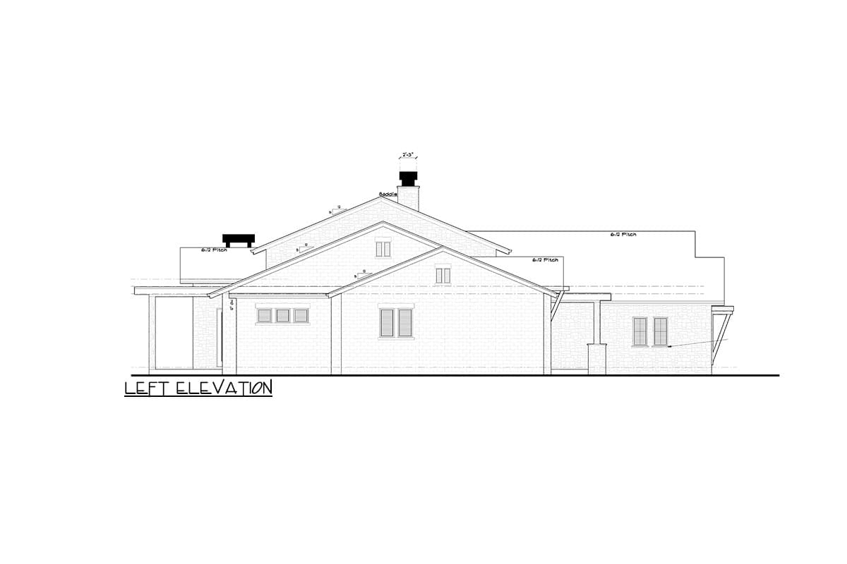 Plan 95240RW: One-Story Mountain Craftsman House Plan with Lower Level Expansion - 2439 Sq Ft - Image #27 - Craftsman, Mountain, New American, Transitional