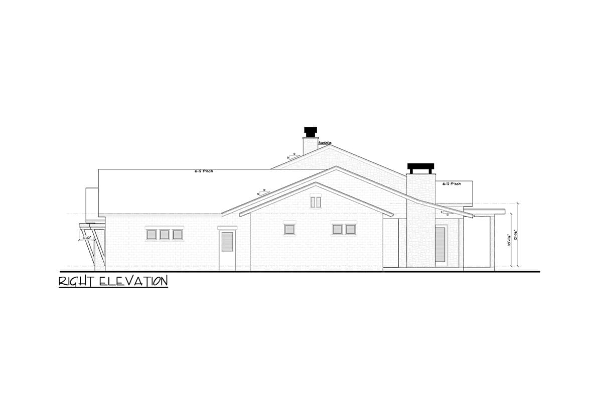 Plan 95240RW: One-Story Mountain Craftsman House Plan with Lower Level Expansion - 2439 Sq Ft - Image #29 - Craftsman, Mountain, New American, Transitional