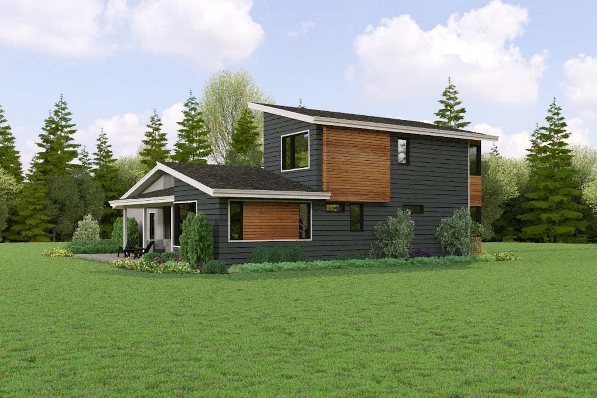 Plan 69844AM: Modern Hill Country House Plan with Flex Room - 2200 Sq Ft - Image #6 - Contemporary, Hill Country, Modern