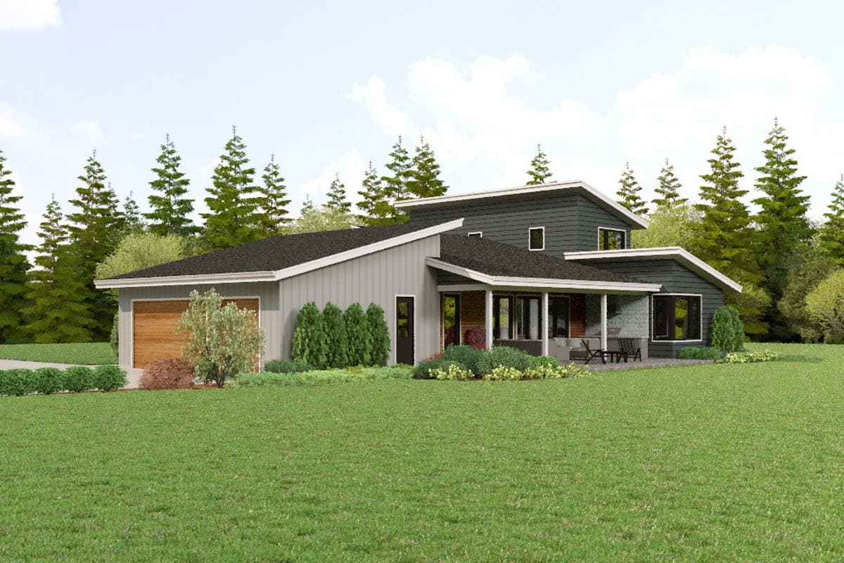 Plan 69844AM: Modern Hill Country House Plan with Flex Room - 2200 Sq Ft - Image #9 - Contemporary, Hill Country, Modern