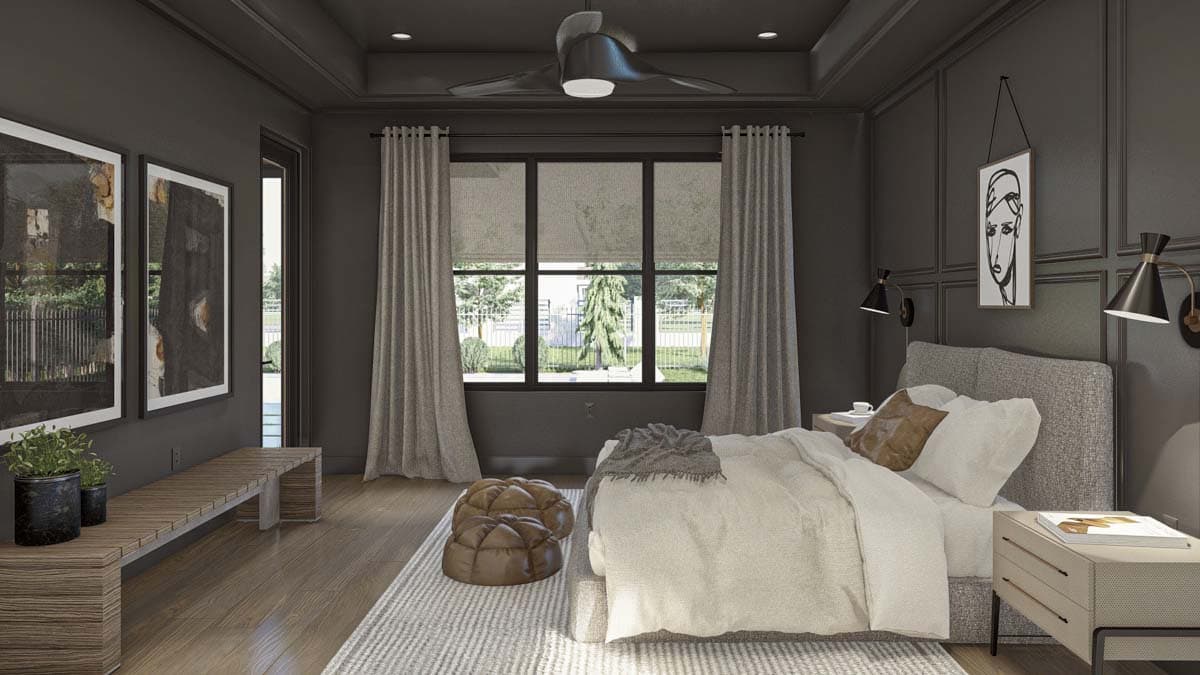 Plan 623315DJ: 2-Story Transitional House Plan with Laundry On Both Floors - 2891 Sq Ft - Image #15 - Contemporary, European, Transitional