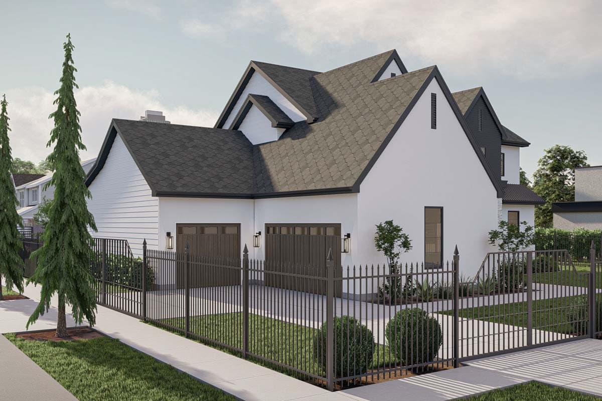 Plan 623315DJ: 2-Story Transitional House Plan with Laundry On Both Floors - 2891 Sq Ft - Image #18 - Contemporary, European, Transitional