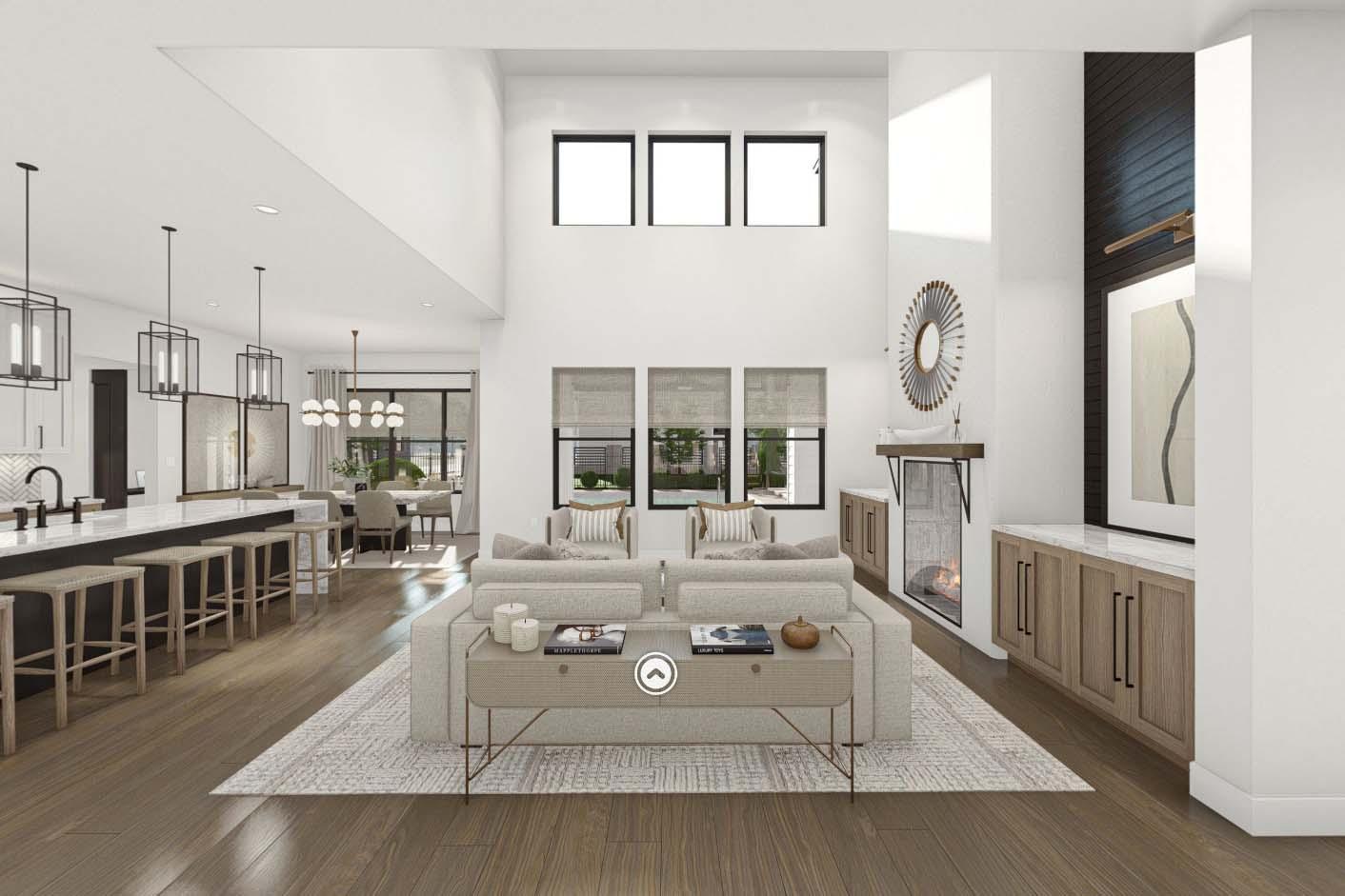 Plan 623315DJ: 2-Story Transitional House Plan with Laundry On Both Floors - 2891 Sq Ft - Virtual Tour Cover Image - Contemporary, European, Transitional