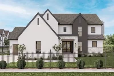 2-Story Transitional House Plan with Laundry On Both Floors - 2891 Sq Ft