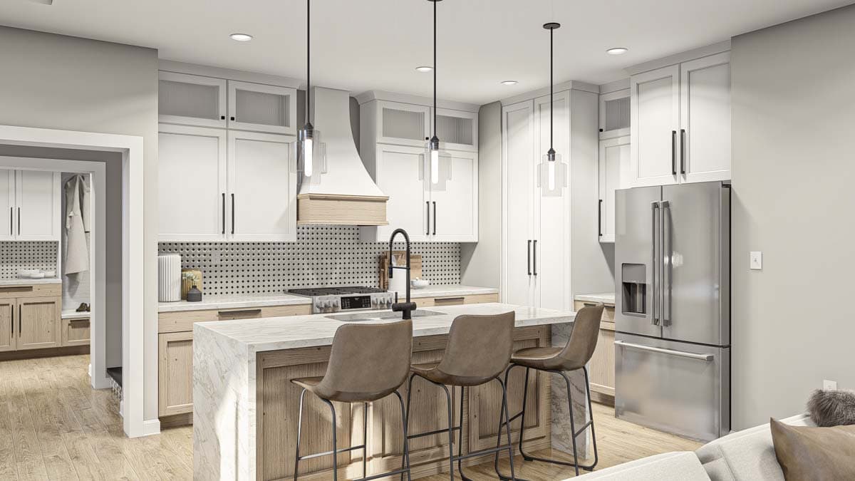 Plan 623316DJ: New American House Plan with Open and Airy Floor Plan - 2025 Sq Ft - Image #7 - Farmhouse, Modern Farmhouse, New American