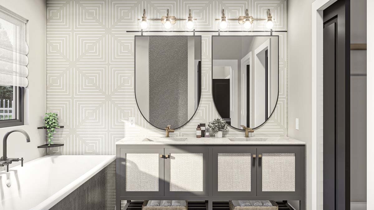 Plan 623316DJ: New American House Plan with Open and Airy Floor Plan - 2025 Sq Ft - Image #14 - Farmhouse, Modern Farmhouse, New American